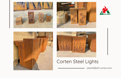 Corten Steel Garden Light